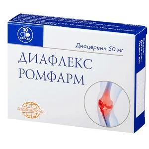 Диафлекс Ромфарм 50 мг 30 шт капсулы