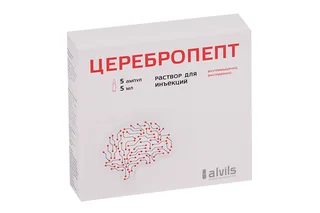 Церебропепт 5 мл 5 шт раствор для инъекций