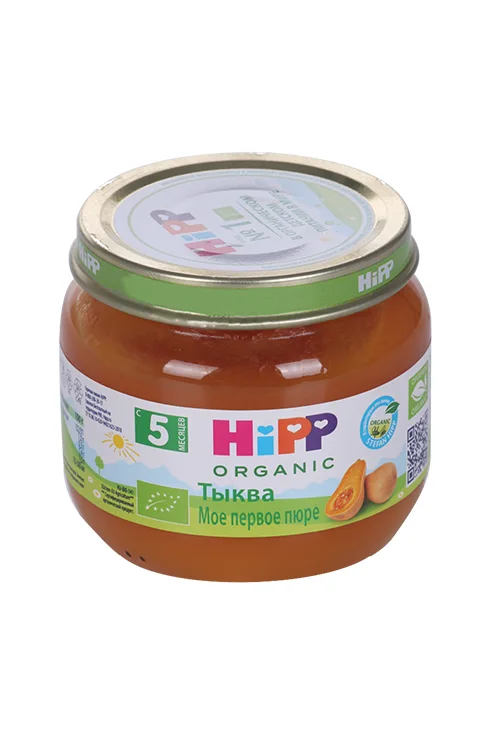 Пюре Хипп Мое первое пюре тыква (с 5 мес) 80 гр