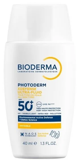 Биодерма Фотодерм Хдефенс Флюид Солнцезащитный Spf50+ 40 мл