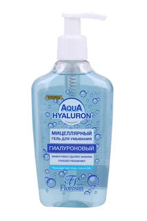 Гель Floresan Aqua hyaluron мицеллярный для умывания 250 мл