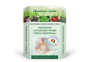 Фитосбор Алтайские травы Стресс-Контроль 1,5 гр 20 шт
