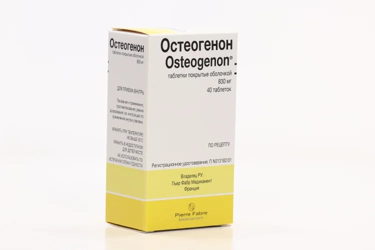 Остеогенон 830 мг 40 шт таблетки покрытые пленочной оболочкой таблетки 830 мг 40 шт