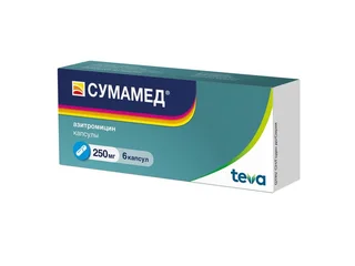 Сумамед 250 мг 6 шт капсулы