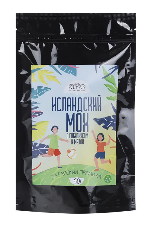 Исландский мох детск с гибискусом и мятой в пирамидках (с 3 лет) 60 гр