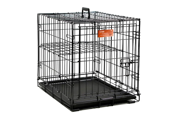 Клетка Midwest iCrate с одной дверью 61×46×48 см черная