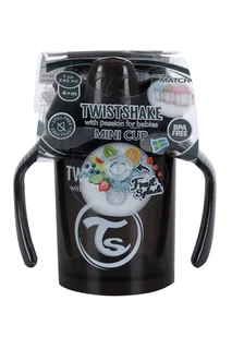Поильник Twistshake Mini Cup черный супергерой (с 4 мес) 230 мл