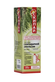 Скипар Набор Терапевтический для Ванн Нтв-02 Эмульсия Белая