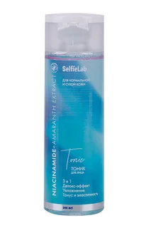 Тоник SelfieLab для лица линии Niacinamide+Amaranth extract 200 мл