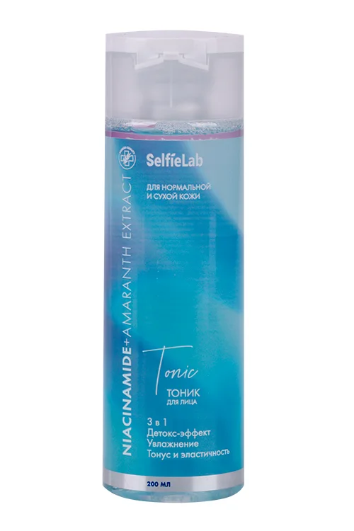 Тоник SelfieLab для лица линии Niacinamide+Amaranth extract 200 мл