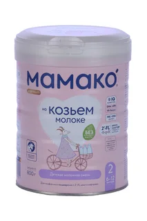 Смесь Мамако сух молочн на основе козьего молока с 2FL для детей (6-12 мес) 800 гр