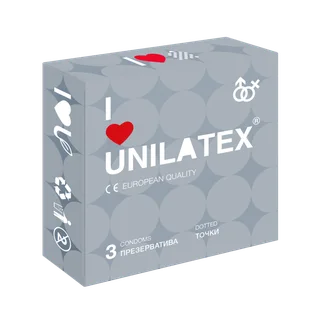 Презервативы Unilatex Dotted 3 шт