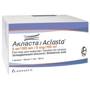Акласта 5 мг/100 мл 100 мл раствор для инфузий