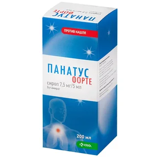 Панатус Форте Сироп 7,5 мг/5 мл 200 мл флакон