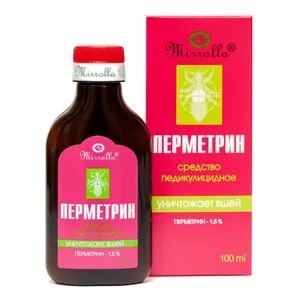Мирролла Перметрин Средство Педикулицидное флакон 100 мл