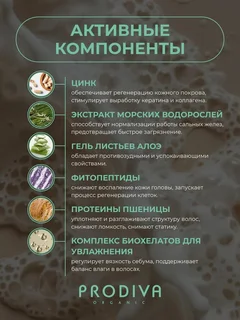 Шампунь для жирной кожи головы Pure Head Sebum Balance Prodiva, 250 мл