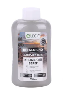 Крем-мыло Oleos для рук и тела Крымский берег 310 мл