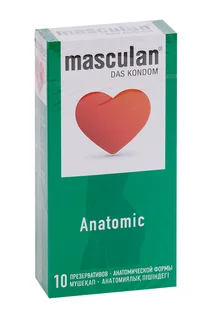 Презервативы Маскулан анатомические, 10 шт