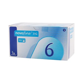 НовоФайн игла одноразовая 31G 0,25×6 мм 100 шт