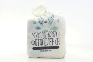 Пеленка MamSi муслиновая 120×120 см с крыльями