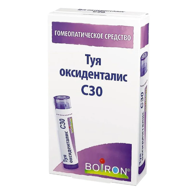 Туя Оксиденталис С30 гранулы гомеопатические 4 гр