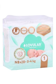 Подгузники Bamboo NB NEW (0-4 кг) 28 шт