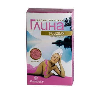 Глина косметическая розовая 100 гр