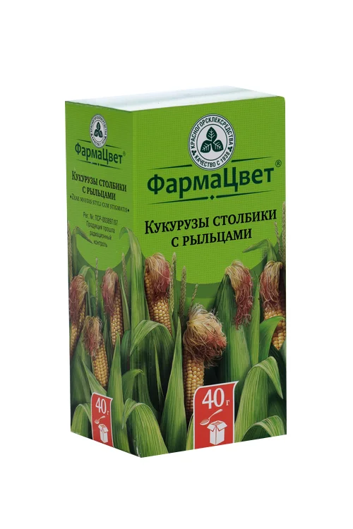 Кукурузы столбики с рыльцами сырье 40 г