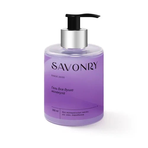 Гель для душа Молекула Savonry, TM Savonry, 300 мл