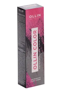 Крем-краска Ollin Professional Color для волос перманент иссиня-черный 1/0 100 мл