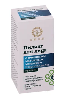 Пилинг Altyn Solok с пчел маточ молоч / прополис мужск для лица 10 мл