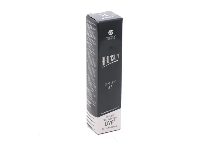 Краска Innovator Cosmetics bronsun для ресниц / бровей графит 15 мл
