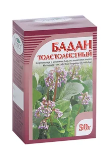 Бадана корневища 50 гр сырье измельченное