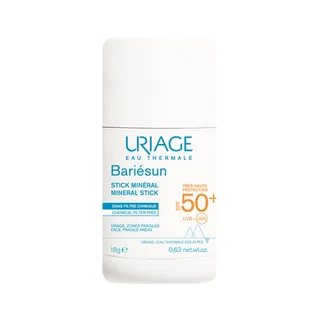 Стик Uriage Барьесан минеральный SPF50+ для уязвимых зон 18 гр