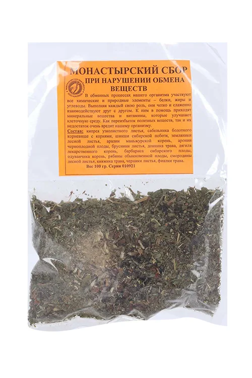 Сбор Монастырский нарушение обмена веществ 100 гр