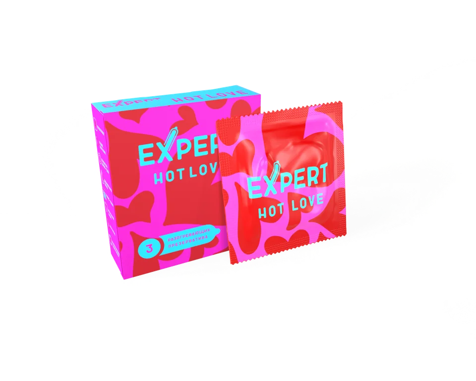 Презервативы Expert с разогревающим эффектом 3 шт.