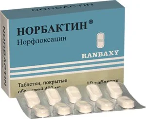 Норбактин таб. п/о 400 мг 10 шт