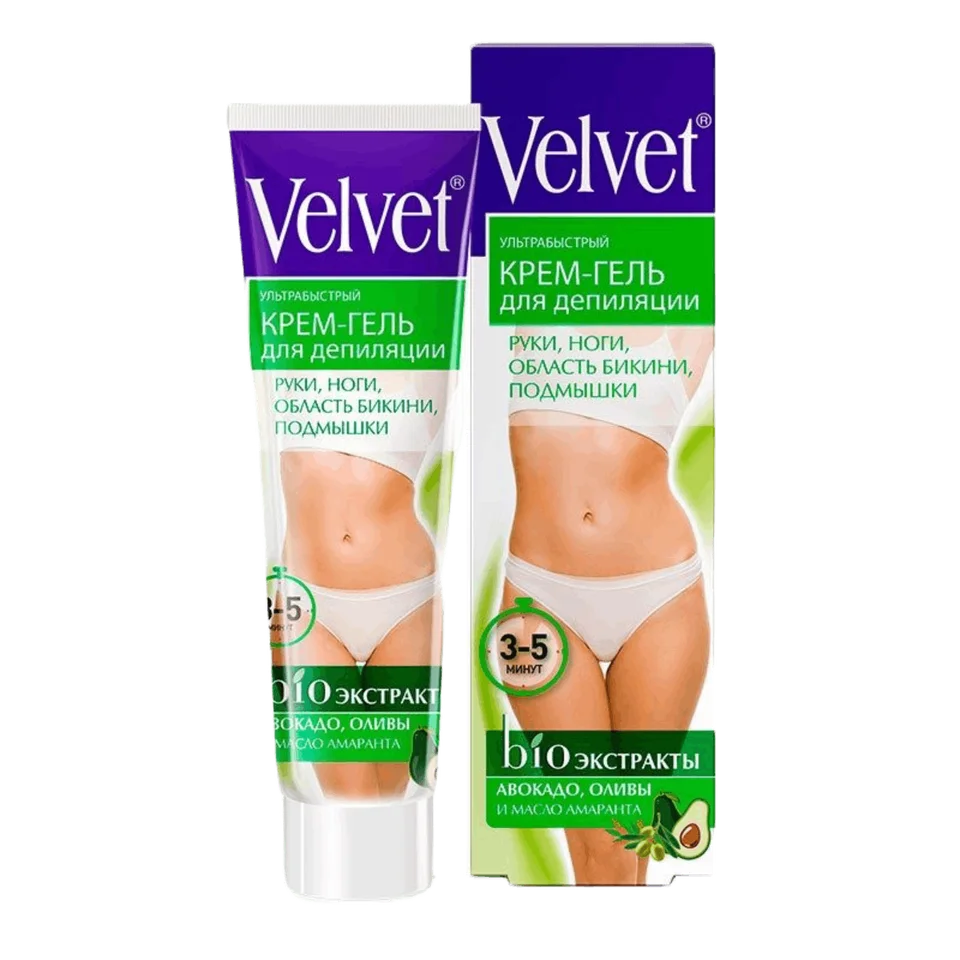Ультрабыстрый крем-гель для депиляции 125 мл Velvet