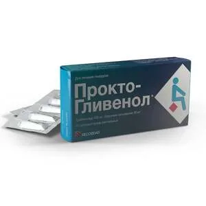 Прокто-Гливенол суппозитории ректальные 400 мг+ 40 мг 10 шт