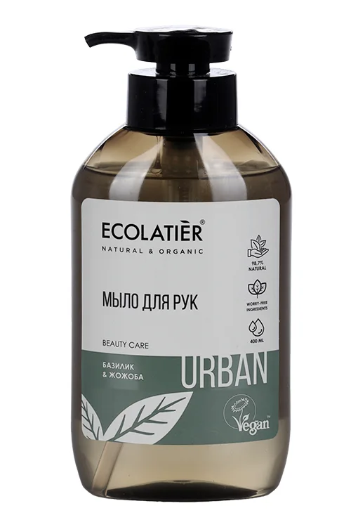 Мыло Ecolatier Базилик / Жожоба жидкое для рук 400 мл