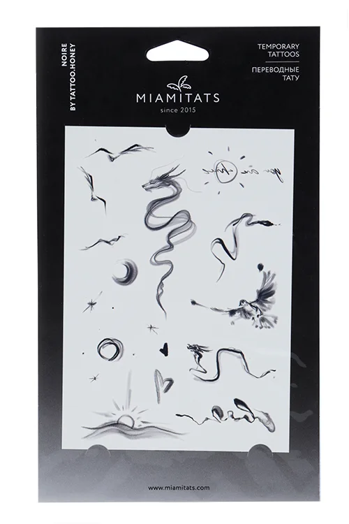 Тату переводные Miamitats Noire by Tattoo Honey (middle) (2586)