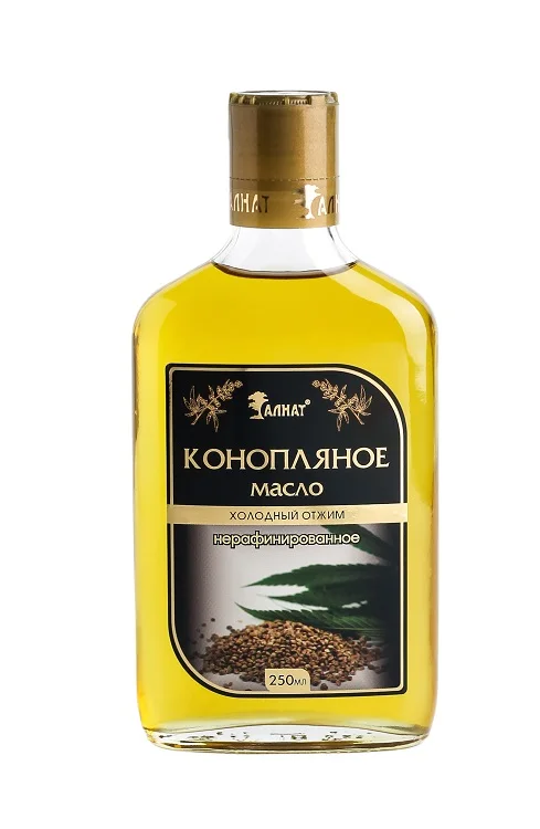 Конопляное масло натуральное 250 мл Алнат