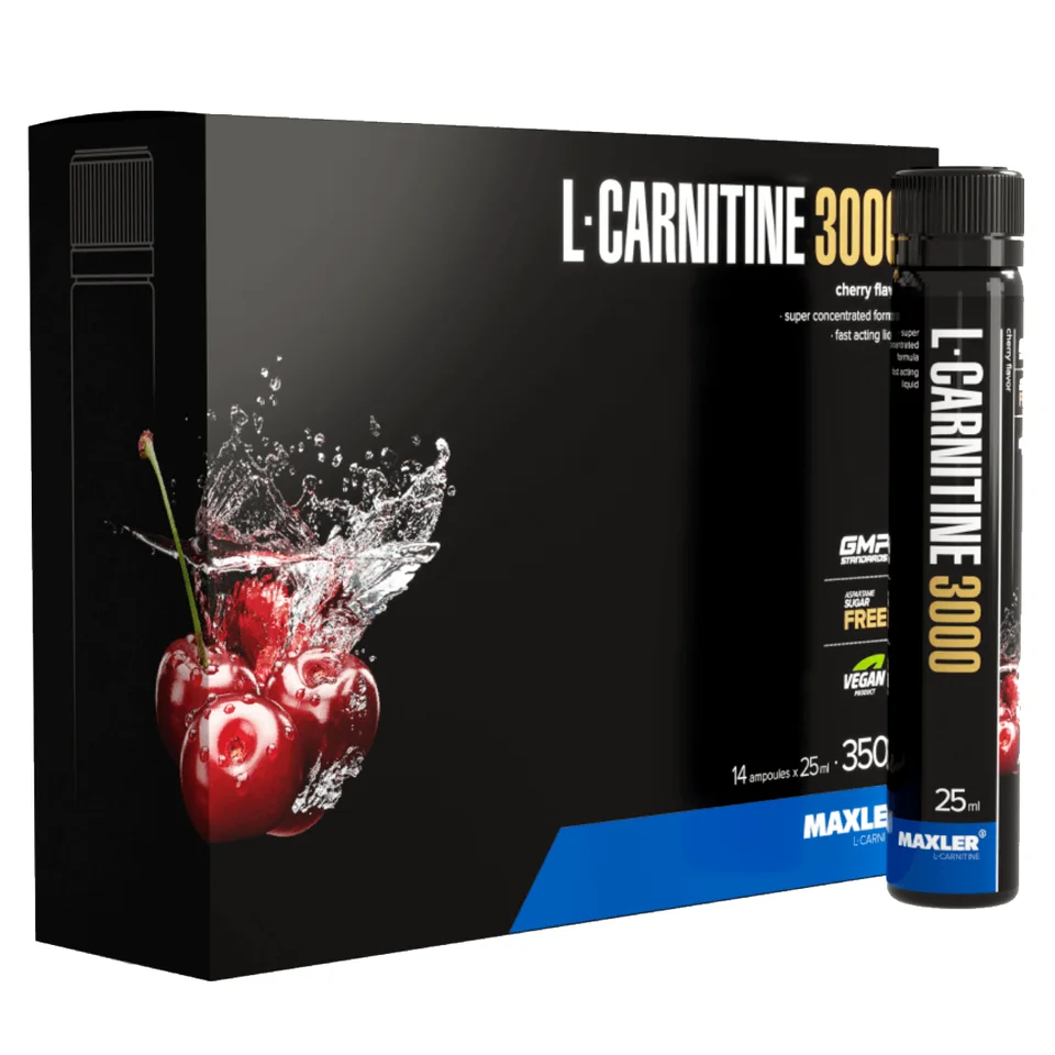 L-Карнитин 3000, со вкусом Вишня, 14*25 мл, Maxler
