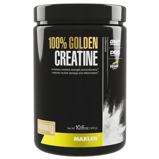 Креатин микронизированный 100% Голден (Golden), 300 г, Maxler