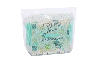 Ватные палочки Cotto Fleur classic 300 шт пакет