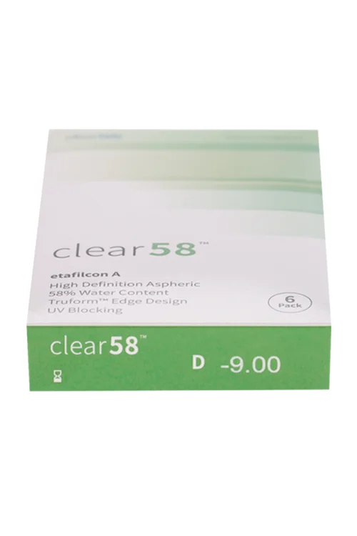 Линзы Clearlab Clear58 контактные R 8,3 (диоптрия -9,0) 6 шт