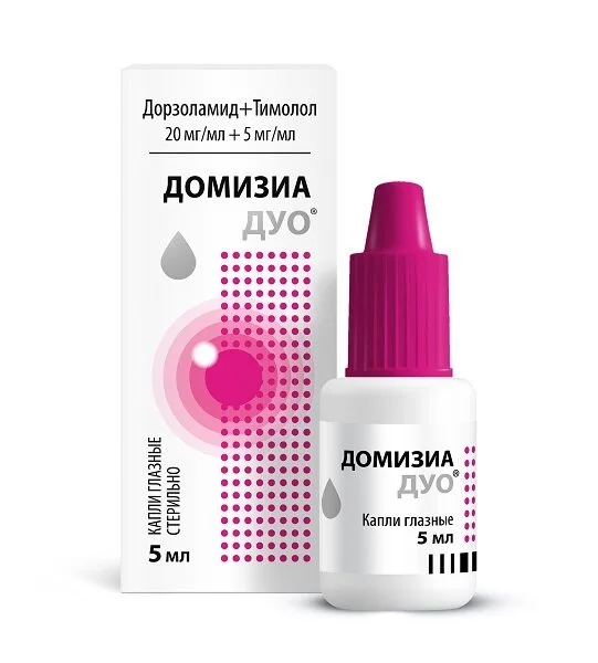 Домизиа ДУО капли 20 мг / мл 5 мл