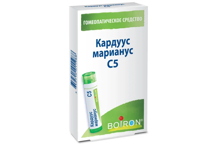 Гомеопатические монокомпонент препараты растительн происхожд 4 гр гранулы гомеопатические C5 Кардуус марианус