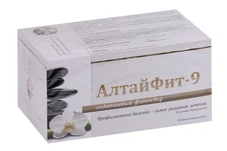 Фитосбор АлтайФит-9 седативный 2 гр 20 шт ф/п