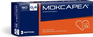 Моксарел таб. п/о 0,4 мг 60 шт